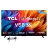 TCL 55 Inch Google TV V6B 4K HDR