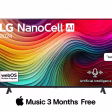 55 Inch LG NanoCell AI NANO80 4K Smart TV AI Magic remote HDR10 webOS24 – 55NANO80T6A (2024)