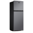 Von VRT-138DRHX Double Door Fridge 138L – Inox