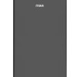 MIKA Fridge, 92L, Single Door, Defrost (Direct Cool), Dark Silver
